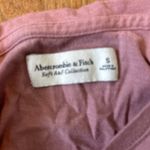 Abercrombie & Fitch Abercrombie Fitch Soft As A&F Short Sleeve Shirt Small Pink A&F Logo Y2K Photo 3