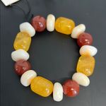 Piper  K Red Agate & Dyed Quartz Beaded Bracelet Photo 3