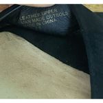 Ava & Aiden Black Suede Ankle Strap Stiletto Heels Leather Upper Size 7.5 Photo 6