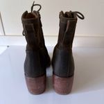 Patricia Nash  Sicily Prairie Combat Leather Boots Brown  Size 8.5 Photo 4