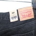 Levi's  Mid-Rise '94 Baggy Straight Jeans Black Stonewash Size 33 x 31 Photo 3
