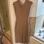 Boutique Parisian Beige Sweater Midi Dress Photo 2