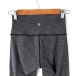 Lululemon Wunder Under High Rise Tight Leggings 28" Heather Black Sz 4 Photo 4