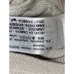 ZARA  Women's Beige Ribbed Knit V Neck Long Sleeve Button Up Cardigan Top Size S Photo 3