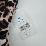 Time and Tru Leopard Print One‎ Piece Swimming Suit Size Medium NWT Black Photo 2