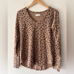 Abercrombie & Fitch Soft A&F Cozy Leopard Print Long Sleeve Top Y2K Photo 2