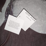 Anne Klein  “Espresso” Large Tote and Matching Makeup Bag  Photo 4