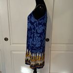 VTG CORONA EXTRA BEER HAWAIIAN PRINT CAMI DRESS Blue Size M Photo 4
