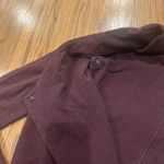 Lululemon Thats a Wrap Sweater Jacket Womens 6 Maroon Heathered Bordeaux Drama Photo 7