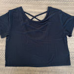American Eagle Outfitters Black Short Sleeve Tee Photo 0