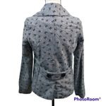 Needle & Thread  Anthropologie Gray Bow Pea Coat Size M Photo 1