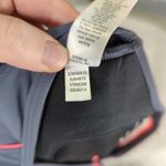 Athleta  Torpedo Bikini‎ Swim Top Athletic Women's Size Small Gray Pink 983866 Photo 4