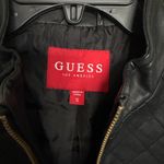 Guess Faux Leather Moto Jacket – Black – Size Small Photo 6
