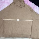 Banana Republic Turtleneck Sweater Tan Neutral Tunic Cozy Pullover Womens Photo 4