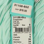 Seafolly NWT Freshwater Crop Top in Fresh Mint Photo 2