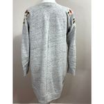 Abercrombie & Fitch Women’s Embroidered Floral Sweatshirt Tunic Dress Boho Sz L Photo 3