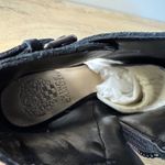 Vince Camuto Shoes Peep Toe Suede Buckle Booties Black Cone Heel Womens 8 Wide Photo 8