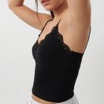 Garage  Black Lace Trim Cami Tank size S Photo 1