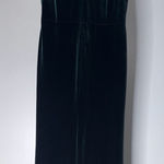 Ralph Lauren lauren Green Velevet V Neck / V Back Maxi Gown Dress Sleeveless 10 Photo 0