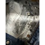 Levi's Levi 501 Straight Leg Rhinestone Grunge 25 Short 28 Inch Inseam Stars Light Wash Photo 9