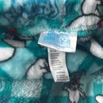 Frosty the snowman lounge pants Cozy Pajamas Snowman Print small fleece plush Blue Photo 2