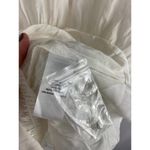 WAYF NWT  Crop Top Smocked Waist Ivory White Size Medium Photo 3