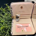 Juicy Couture Pink Wallet with Gold Heart Accent Not Your Babe Powder Blush Photo 4