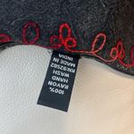 Sacred Threads Embroidered Black Tunic with Red and Green Floral Design Photo 9