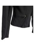 Disney Womens Beauty & The Beast Black Moto Asymmetrical Bomber Jacket - Sz M Photo 5