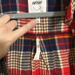 Aerie Flannel Sleepwear Shirt Size Medium NWT Photo 1