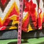 Lucky Brand Lucky‎ Brand Maxi Dress Strapless Summer Chevron Floral Print Medium Photo 2