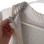 Katrina Custom‎ Knits Vintage 1960s White Santana Knit Beaded Sleeves Maxi Dress Photo 9