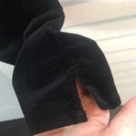 Rag and Bone Hi Rise Ankle Skinny Black Velvet Pants Photo 4