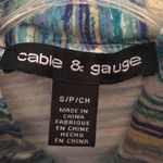 Cable & Gauge FINAL MARKDOWN  watercolor stripe top Small Photo 4