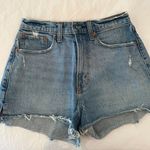 Abercrombie & Fitch  Curve Love Denim Shorts  Photo 0