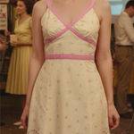 Anthropologie  Ferris Wheel Carnival Dress Elevenses Size 2 Yellow Pink Retro 50s Photo 0