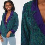 Victoria's Secret  Pajama Top Paisley Lingerie Pajama Shirt 90s Pajamas Top Photo 1