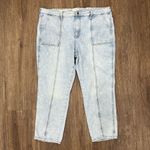 Universal Threads Universal Thread Plus 18 34R Jeans High Rise Slim Straight Cropped Crop Women's Photo 2