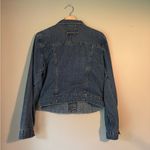 CAbi Blue Jean Jacket with Unique Buttons Photo 9