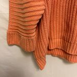Maeve Anthropologie  Mackenzie Chunky Knit Sweater‎ in Coral Size Medium Photo 2