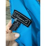 Morgan & Co New Chloé Sequined Gown Dress stretch Sz 5 fit sz Small Blue Photo 5