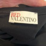 NWT Red Valentino szXL LBD with puff sleeves banded waist a bow and lacy trim Black Size XL Photo 4