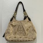Coach Madison Op Art Sateen Maggie Hobo Purse Photo 2