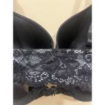 Marilyn Monroe  Intimates Push Up Bra 34D Black Sexy Lace Band Front Closure Photo 8