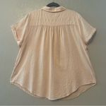 Torrid  textured woven button-front shirt in peach blush size 2X Photo 10