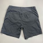 prAna  Shorts Gray Hiking Nylon Spandex Size 2 Zipper Fly Lightweight Photo 4