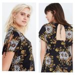 Madewell  painted blooms open back mini dress 6 Photo 7
