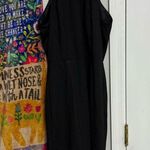 Lulu's Black Dress with Lace Accents​ Size L Photo 0