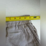 Lane Bryant NEW  Wide leg Pull on‎ Linen Pants Sand Tan Minimalist Neutral 0237 Photo 7