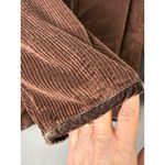 J.Jill Brown Velour Corduroy Velvet Trim Cozy Shawl Collar Jacket XL Photo 8